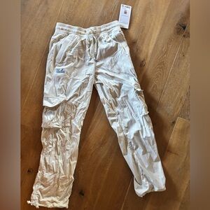 White UCLA jogger Pants